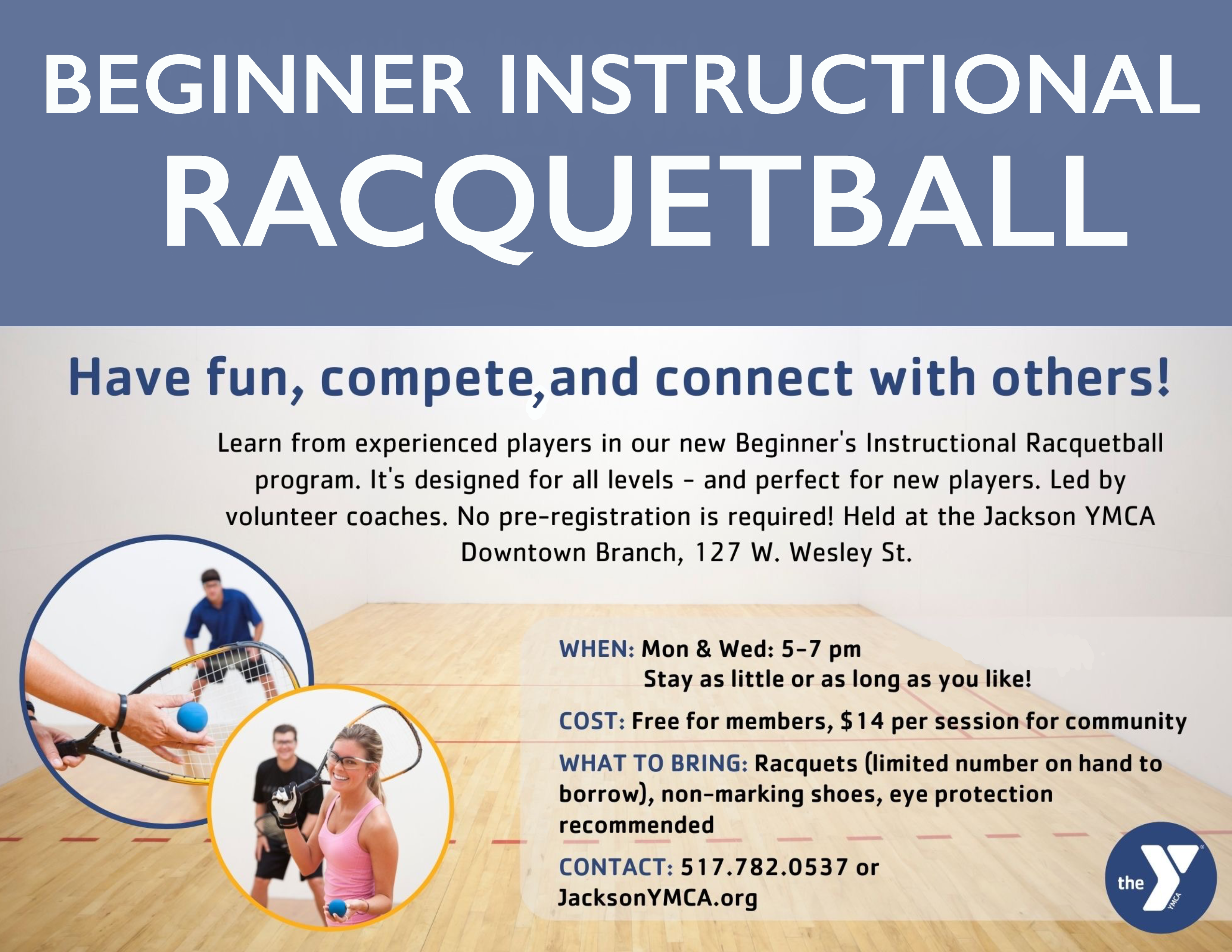 New flyer for racquetball